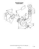 BLOWER Diagram and Parts List for 4KUDS220T2  KitchenAid Dishwasher