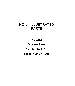 Optional parts (not included) Diagram and Parts List for 11020362812  Kenmore Washer