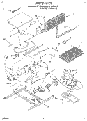 UNIT Diagram and Parts List for RT18DKXAL02  Roper Refrigerator