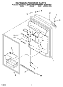 Part Location Diagram of WP2300431A Whirlpool Mat
