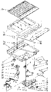 Compartment Separator Diagram and Parts List for ET18GKXSM05  Whirlpool Refrigerator