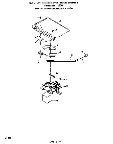 Door Lock Diagram and Parts List for F9208*0  Roper Range