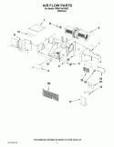 AIR FLOW PARTS Diagram and Parts List for WMH1164XWS2  Whirlpool Microwave