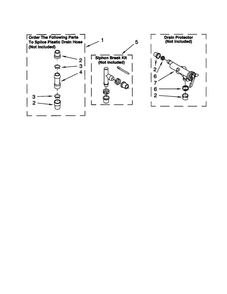 Water System Diagram and Parts List for 11021884001  Kenmore Washer
