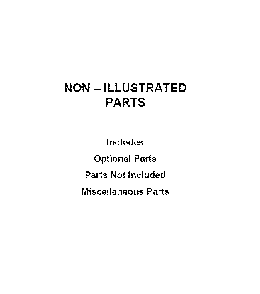 Optional parts (not included) Diagram and Parts List for 11025132412  Kenmore Washer