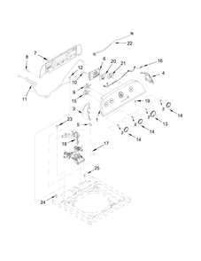 Part Location Diagram of W11752208 Whirlpool WIRE HARNESS