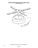 LOWER WASHARM AND STRAINER Diagram and Parts List for 4KUDC220T3  KitchenAid Dishwasher