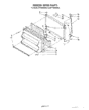 FREEZER DOOR Diagram and Parts List for ET16JMXRWR0  Whirlpool Refrigerator