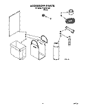 ACCESSORY Diagram and Parts List for TC800SPJB0  Whirlpool Trash Compactor
