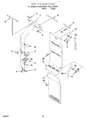 AIR FLOW Diagram and Parts List for ED20DBXEB02  Whirlpool Refrigerator