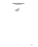 MISCELLANEOUS, LIT/OPTIONAL Diagram and Parts List for TUD2000W0  Whirlpool Dishwasher