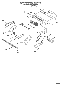 Part Location Diagram of 8301222 Whirlpool TOP-CABNT