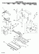UNIT PARTS Diagram and Parts List for GX5SHDXVB00  Whirlpool Refrigerator