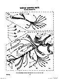 WIRING HARNESS Diagram and Parts List for KAWE800TWH0  KitchenAid Washer