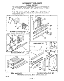 ACCESSORY KIT Diagram and Parts List for AHF14042  Whirlpool Air Conditioner