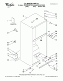 CABINET PARTS Diagram and Parts List for G2IXEFMWQ02  Whirlpool Refrigerator