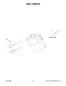 Part Location Diagram of W11703123 Whirlpool BEATERS