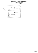 MISCELLANEOUS PARTS - OPTIONAL PARTS (NOT INCLUDED Diagram and Parts List for CAWB527MQ0  Crosley Washer