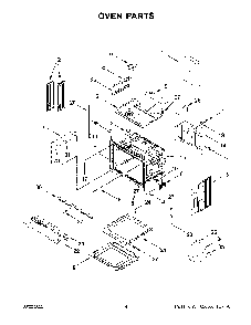 Oven Parts Diagram and Parts List for KOSE900HBS20  KitchenAid Wall Oven