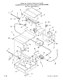 BROILER AND OVEN BURNER Diagram and Parts List for 1885W1A  Roper Range