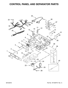 Part Location Diagram of W11308563 Whirlpool LOCK