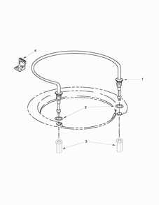 Heater Parts Diagram and Parts List for WDF110PABT2  Whirlpool Dishwasher