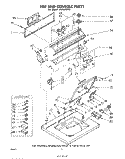 Part Location Diagram of 376931 Whirlpool Top (Coffee)