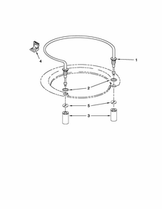Heater Parts Diagram and Parts List for 66515049K111  Kenmore Dishwasher