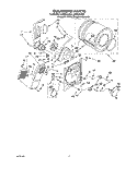 SECTION Diagram and Parts List for LER5624DZ0  Whirlpool Dryer