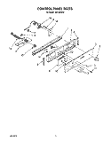 CONTROL PANEL Diagram and Parts List for SB130PER4  Whirlpool Wall Oven