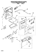 Part Location Diagram of 2322626B Whirlpool SLIDE