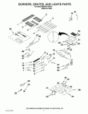 Part Location Diagram of W10244199 Whirlpool BRKT-SUPRT
