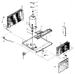 Refrigerant Assembly Diagram and Parts List for 4848701230  Kenmore Air Conditioner