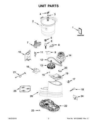 Part Location Diagram of W11240479 Whirlpool KNOB