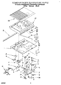 COMPARTMENT SEPARATOR Diagram and Parts List for ET22DQRDB00  Whirlpool Refrigerator