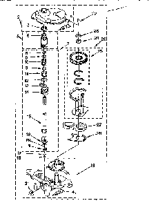 Gearcase   3363361 Diagram and Parts List for 2DLSQ7533JQ0  Whirlpool Washer