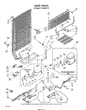 Part Location Diagram of 1106705 Whirlpool Evaporator Assembly