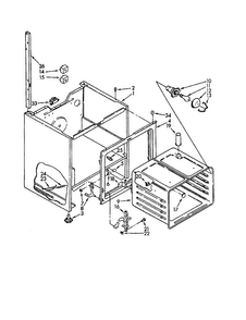 Oven Diagram and Parts List for RM975PXKN0  Whirlpool Microwave Oven Combo
