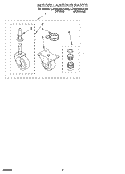MISCELLANEOUS Diagram and Parts List for LPR6244AW0  Whirlpool Washer