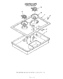 SECTION Diagram and Parts List for CEX200VX0  Roper Range