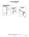 WATER SYSTEM Diagram and Parts List for LA6400XPW4  Whirlpool Washer
