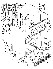 Cabinet Diagram and Parts List for ET20AKXSN01  Whirlpool Refrigerator