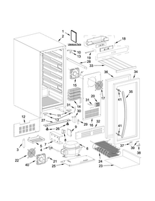 Part Location Diagram of W10782283 Whirlpool LIGHT