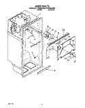 LINER Diagram and Parts List for ET20NKXZN00  Whirlpool Refrigerator