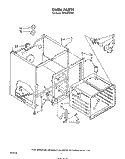 OVEN Diagram and Parts List for RE960PXPW2  Whirlpool Range