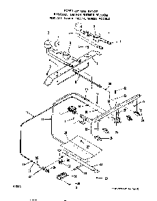 Burner Diagram and Parts List for 1433*0A  Roper Range