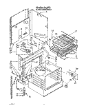 OVEN, LITERATURE Diagram and Parts List for KEDS200YWH0  KitchenAid Range