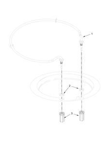 Heater Parts Diagram and Parts List for KDTE304DPA0  KitchenAid Dishwasher