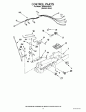 CONTROL PARTS Diagram and Parts List for ID5HHEXWS03  Whirlpool Refrigerator