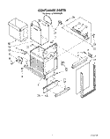 CONTAINER Diagram and Parts List for JJTF8500XLP4  Whirlpool Trash Compactor
